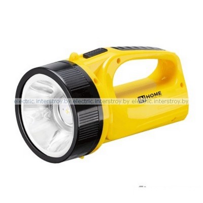 Фонарь прожекторный аккумуляторный IN HOME PLA01BY 1LED 140Lm, 7ч, 2 режима, 220V