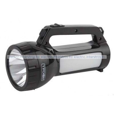 Фонарь Трофи PA-504 прожекторный 1W SMD LED, боковой свет- 24 SMD LED, 2 реж, аккумуляторный