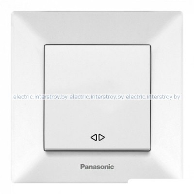 Выключатель одноклавишный перекрестный Panasonic Arkedia белый